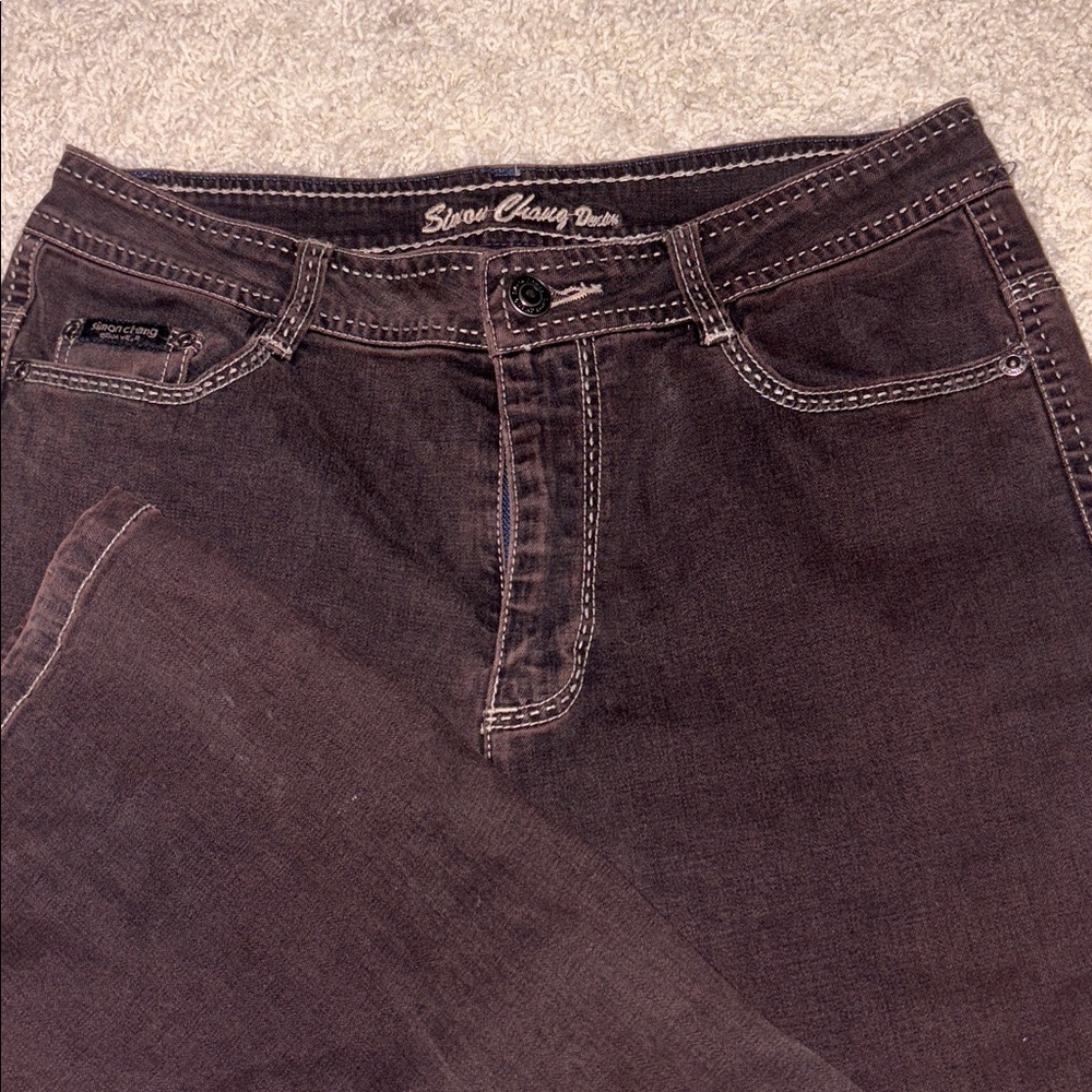 Brown Denim Jeans